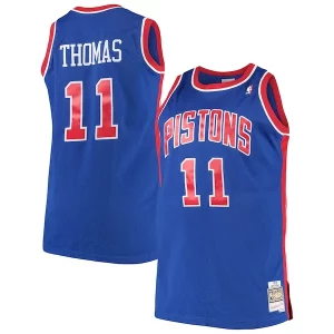 Cool Isaiah Thomas Detroit Pistons 1988/89 Big & Tall Hardwood Classics Swingman Jersey Royal