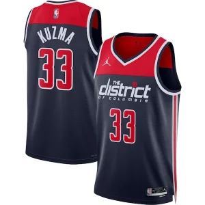 Cool Kyle Kuzma Washington Wizards Jordan Brand Unisex Swingman Jersey Statement Edition Navy