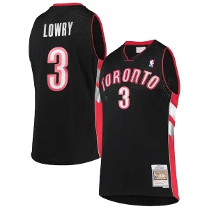 Cool Kyle Lowry Toronto Raptors 2001/02 Hardwood Classics Swingman Jersey Black