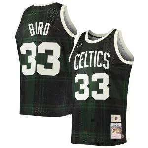 Cool Larry Bird Boston Celtics 1985/86 Hardwood Classics Uninterrupted Swingman Jersey Black