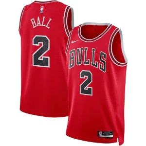 Cool Lonzo Ball Chicago Bulls Nike Unisex Swingman Jersey Icon Edition Red