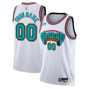 Cool Memphis Grizzlies Nike Unisex Adult Swingman Custom Jersey Classic Edition White