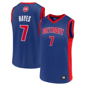 Cool Men's Killian Hayes Blue Detroit Pistons Team Player Jersey