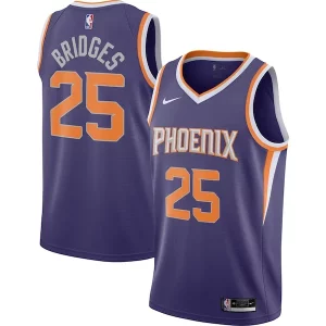 Cool Mikal Bridges Phoenix Suns Nike 2020/21 Swingman Player Jersey Icon Edition Purple