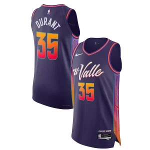 Cool Nike Kevin Durant Phoenix Suns Authentic Jersey City Edition Purple