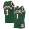 Cool Oscar Robertson Milwaukee Bucks 1971/72 Hardwood Classics Swingman Jersey Green