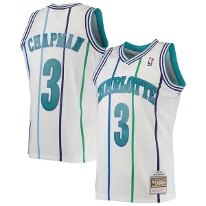 Cool Rex Chapman Charlotte Hornets 1988/89 Hardwood Classics Swingman Jersey White