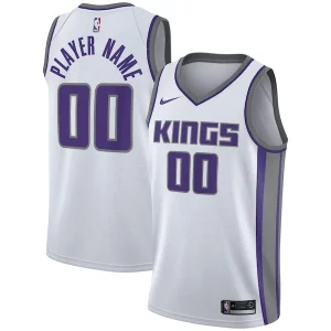 Cool Sacramento Kings Nike 2020/21 Swingman Custom Jersey Association Edition White