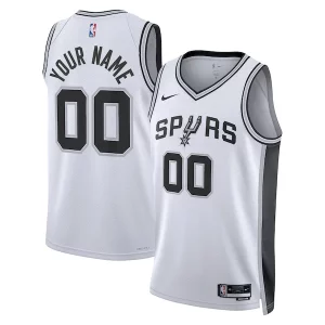 Cool San Antonio Spurs Nike Unisex Swingman Custom Jersey White Association Edition