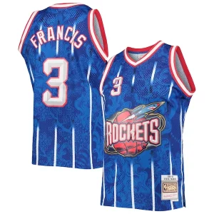 Cool Steve Francis Houston Rockets Hardwood Classics 1999/00 Lunar New Year Swingman Jersey Blue