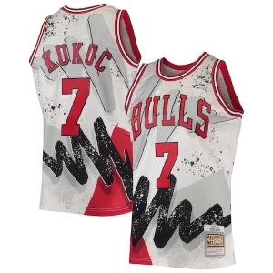 Cool Toni Kukoc Chicago Bulls Hardwood Classics 1995/96 Hyper Hoops Swingman Jersey White