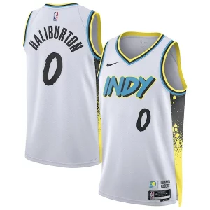 Cool Tyrese Haliburton Indiana Pacers Nike Unisex 2024/25 Swingman Player Jersey City Edition White