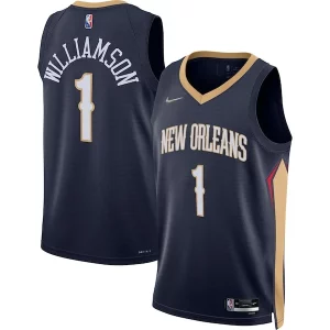 Cool Zion Williamson New Orleans Pelicans Nike 2021/22 Diamond Swingman Jersey Icon Edition Navy