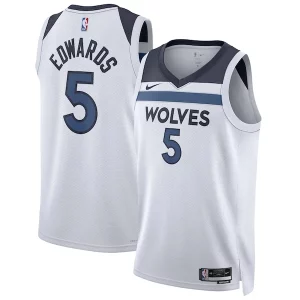 Fantastic Anthony Edwards Minnesota Timberwolves Nike Unisex Swingman Jersey Association Edition White