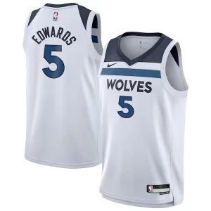 Fantastic Anthony Edwards Minnesota Timberwolves Nike Youth Swingman Jersey Association Edition White