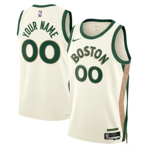 Fantastic Boston Celtics Nike Unisex 2023/24 Custom Swingman Jersey White City Edition