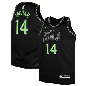 Fantastic Brandon Ingram New Orleans Pelicans Nike Youth Swingman Replica Jersey City Edition Black