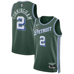 Fantastic Cade Cunningham Detroit Pistons Nike Unisex 2022/23 Swingman Jersey City Edition Green