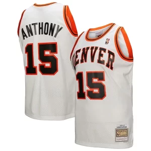 Fantastic Carmelo Anthony Denver Nuggets 2006/07 Swingman Jersey White