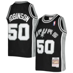 Fantastic David Robinson San Antonio Spurs Youth 1998/99 Hardwood Classics Swingman Jersey Black