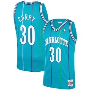 Fantastic Dell Curry Charlotte Hornets 1992/93 Hardwood Classics Swingman Jersey Teal