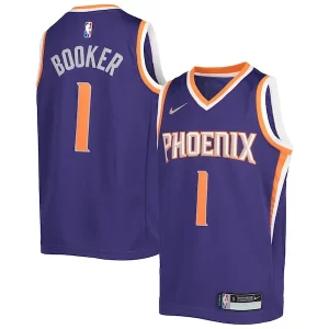 Fantastic Devin Booker Phoenix Suns Nike Youth 2021/22 Diamond Swingman Jersey Icon Edition Purple