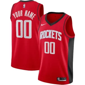 Fantastic Houston Rockets Nike Custom Swingman Jersey Icon Edition Red