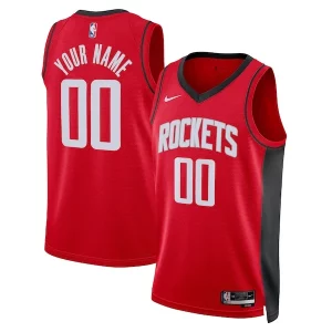 Fantastic Houston Rockets Nike Unisex Swingman Custom Jersey Red Icon Edition