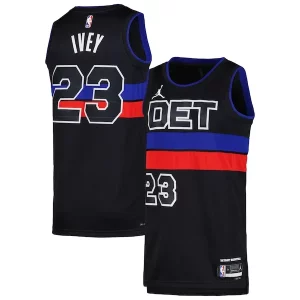 Fantastic Jaden Ivey Detroit Pistons Jordan Brand Unisex Swingman Jersey Statement Edition Black