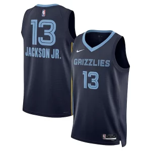 Fantastic Jaren Jackson Jr. Memphis Grizzlies Nike Unisex Swingman Jersey Icon Edition Navy