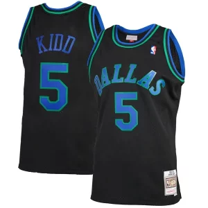 Fantastic Jason Kidd Dallas Mavericks 1994/95 Hardwood Classics Reload 2.0 Swingman Jersey Black