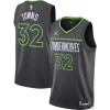 Fantastic Karl Anthony Towns Minnesota Timberwolves Jordan Brand Unisex Swingman Jersey Statement Edition Charcoal