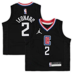 Fantastic Kawhi Leonard LA Clippers Jordan Brand Toddler 2020/21 Jersey Black Statement Edition