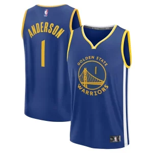 Fantastic Kyle Anderson Golden State Warriors Fast Break Replica Player Jersey Icon Edition Royal