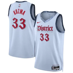 Fantastic Kyle Kuzma Washington Wizards Nike Unisex 2024/25 Swingman Player Jersey City Edition Powder Blue