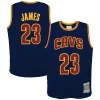 Fantastic LeBron James Cleveland Cavaliers Youth 2008/09 Hardwood Classics Swingman Jersey Navy