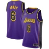 Fantastic LeBron James Los Angeles Lakers Jordan Brand Unisex Swingman Jersey Statement Edition Purple
