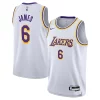 Chic LeBron James Los Angeles Lakers Nike Youth Performance Swingman Jersey Association Edition White
