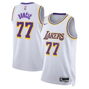 Fantastic Luka Dončić Los Angeles Lakers Nike Association Edition Unisex Swingman Jersey White