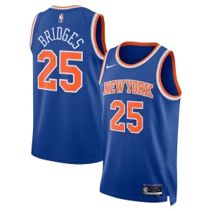 Fantastic Mikal Bridges New York Knicks Nike Unisex 2024 Offseason Addition Nike Swingman Jersey Blue