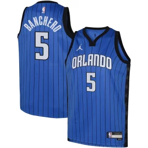 Fantastic Paolo Banchero Orlando Magic Jordan Brand Youth Swingman Jersey Statement Royal