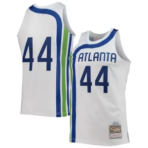 Fantastic Pete Maravich Atlanta Hawks 1970/71 Hardwood Classics Swingman Jersey White
