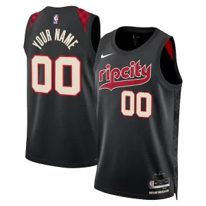 Fantastic Portland Trail Blazers Nike Unisex 2023/24 Custom Swingman Jersey Black City Edition