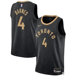 Fantastic Scottie Barnes Toronto Raptors Nike Unisex 2022/23 Swingman Jersey City Edition Black