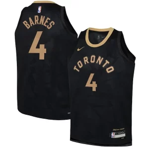 Fantastic Scottie Barnes Toronto Raptors Nike Youth 2022/23 Swingman Jersey City Edition Black