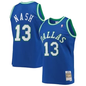 Fantastic Steve Nash Dallas Mavericks 1998/99 Hardwood Classics Swingman Jersey Blue