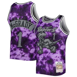 Fantastic Tracy McGrady Toronto Raptors 1998/99 Galaxy Swingman Jersey Purple