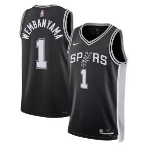 Fantastic Victor Wembanyama San Antonio Spurs Nike Unisex 2023 NBA Draft First Round Pick Swingman Jersey Icon Edition Black