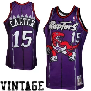 Fantastic Vince Carter Toronto Raptors 1998/99 Throwback Authentic Jersey Purple