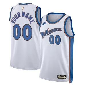Fantastic Washington Wizards Nike Unisex 2022/23 Custom Swingman Jersey Classic Edition White